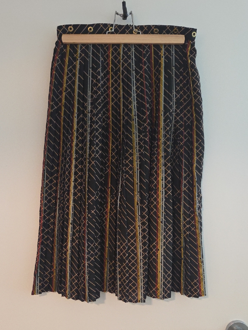 Baum Und Pferdgarten Striped Pleated Midi Skirt